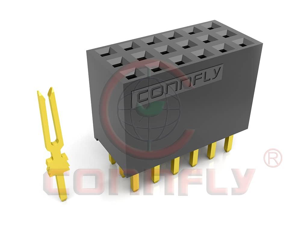 PC104-016 PC104 Three rows V/T Type Tail Length=3.5mm, H=10.5mm