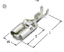 ST730620-N 250 P-LOCK FLAG SLEEVE TERMINAL(M)