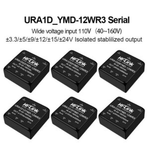 URA1D05YMD-12WR3 URA1D05YMD-12WR3 URA1D12YMD/ URA1D24YMD DC-DC isolated power module isolation stablized dual output power converter module