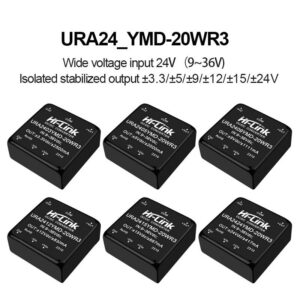 URA2405YMD-20WR3 URA2405YMD-20WR3 URA2412YMD/URA2415YMD/URA2424YMD DCDC power module 24V to 3.3/5/9/12/15/24V isolated dual output