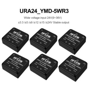 URA2405YMD-5WR3 URA2405YMD-5WR3 dc dc step down converter module power module URA2403/09/12/15/24YMD-5W stabilized dual output input （4:1 ）