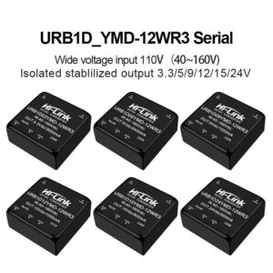 URB1D05YMD-12WR3 URB1D05YMD-12WR3 URB1D12YMD/ URB1D15YMD/URB1D24YMD DC-DC isolated single output 110V to 5v/12v/15v/24v power converter module