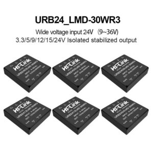 URB2405LMD-30WR3 URB2405LMD-30WR3 URB2403/2412/2415/2424LMD-30WR3 DC DC isolated Voltage Regulating Power Supply Converter Module