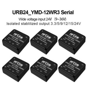 URB2405YMD-12WR3 URB2405YMD-12WR3 URB2412YMD/ URB2415YMD/URB2424YMD DC-DC isolated single output 24V to 5v/12v/15v/24v power converter module