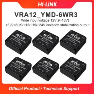 VRA1212YMD-6WR3 VRA1212YMD-6WR3 Hi-link dc-dc 6W VRA1203/VRA1205/VRA1215/VRA1224YMD-6WR3 voltage stablization dual output power converter module