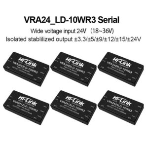 VRA2412LD-10WR3 VRA2412LD-10WR3 DCDC VRA2405LD/VRA2415LD/VRA2424LD isolated power module 24 to 3.3/5/9/15/24V stabilized output power converter