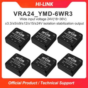 VRA2412YMD-6WR3 VRA2412YMD-6WR3 Hi-link dc-dc 6W VRA2403/VRA2405/VRA2415/VRA2424YMD-6WR3 voltage stablization dual output power converter module