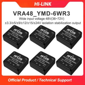 VRA4812YMD-6WR3 VRA4812YMD-6WR3 Hi-link dc-dc 6W VRA4803/VRA4805/VRA4815/VRA4824YMD-6WR3 voltage stablization dual output power converter module