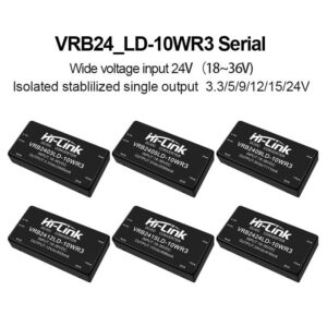 VRB2412LD-10WR3 VRB2412LD-10WR3 VRB2405LD/VRB2415LD/VRB2424LD DC-DC isolated power module 12V to 3.3/5/9/12/15/24V Power Converter